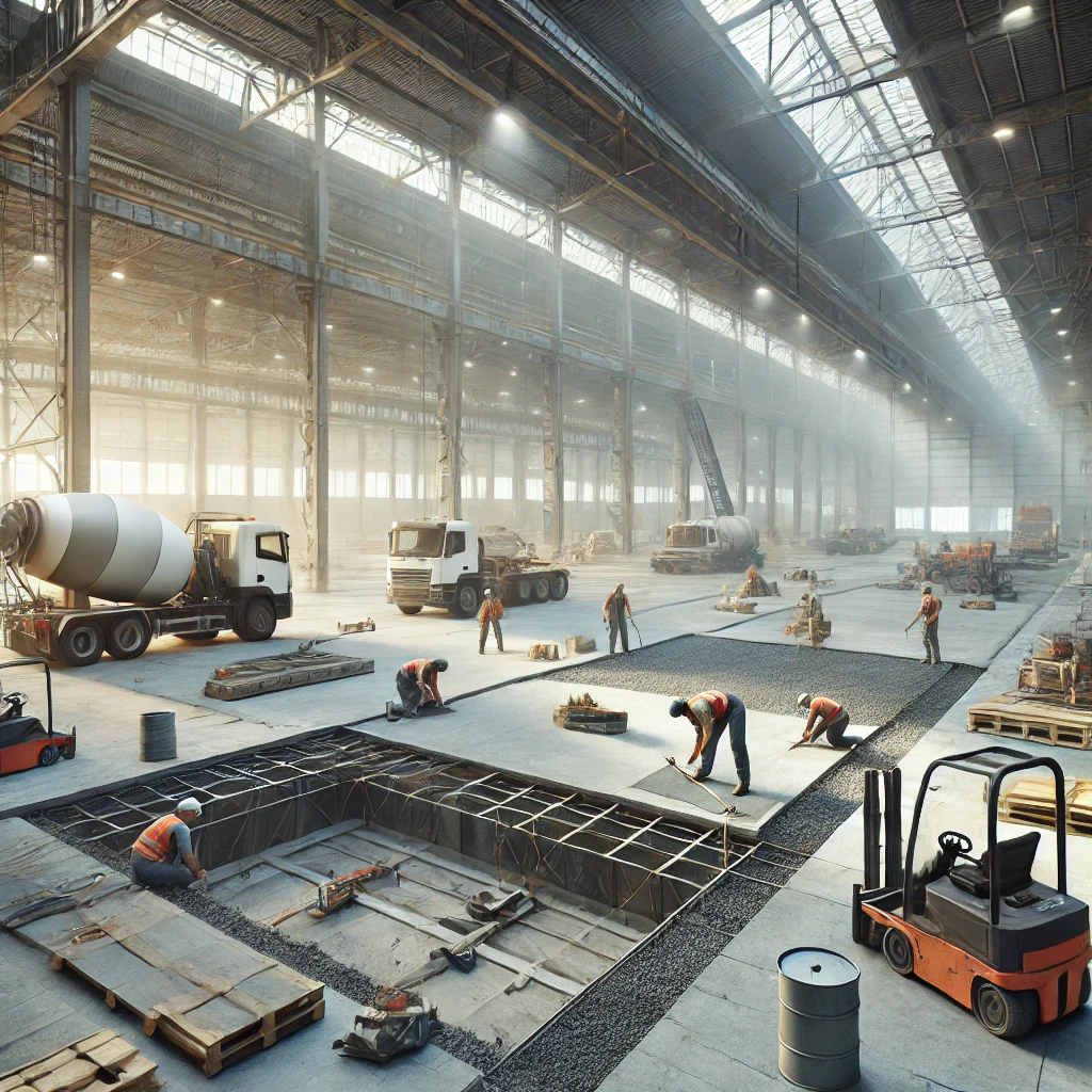 How To Quickly Repair Concrete Surfaces During industrial Floor Renovation