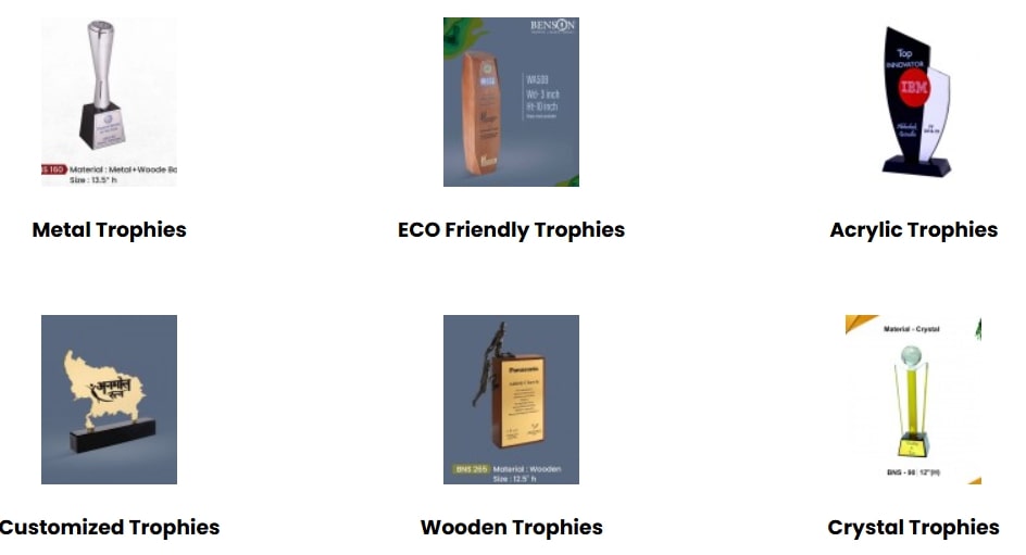 Trophy Manufacturers in Gurgaon