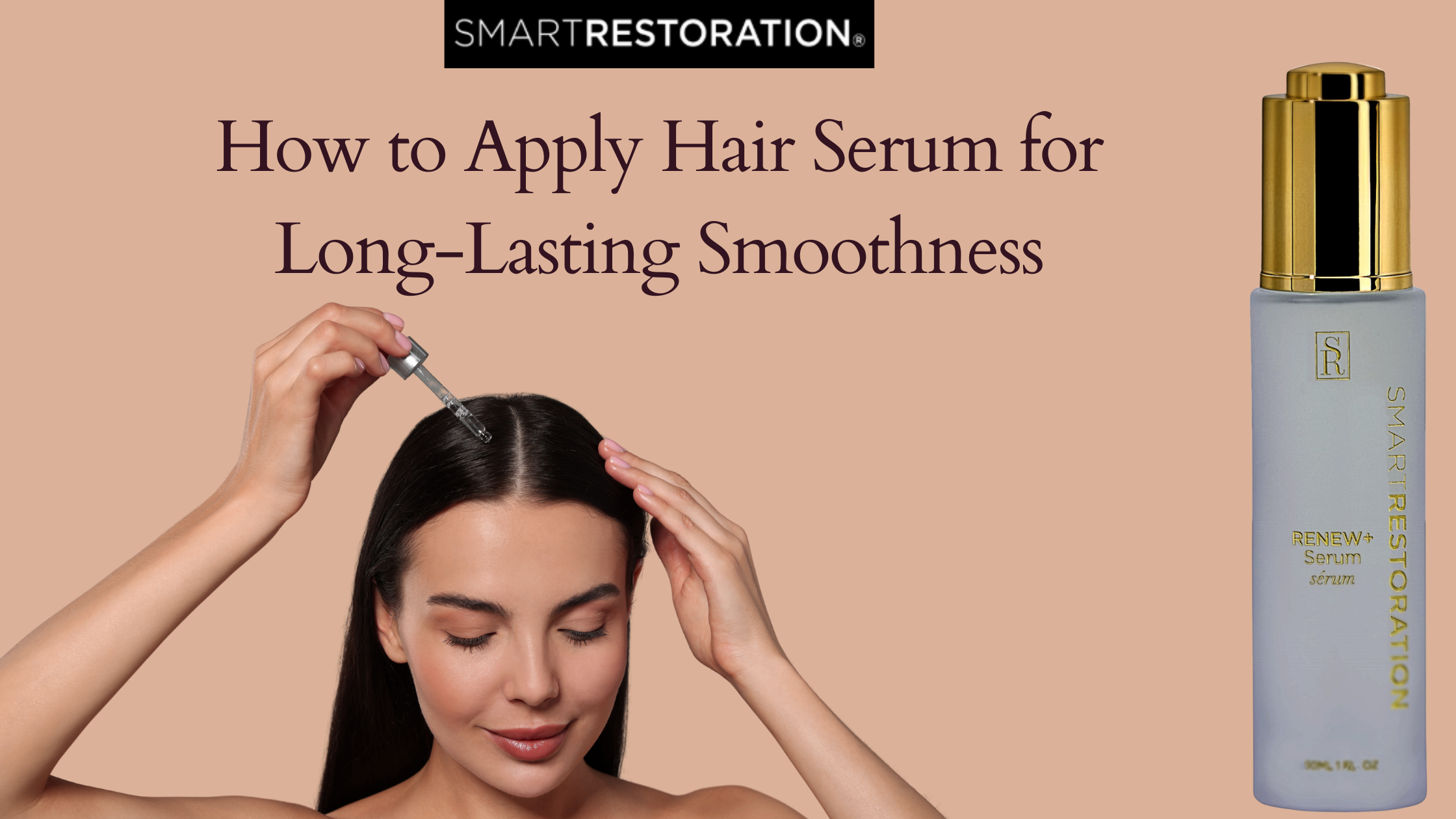 how to apply hair serum