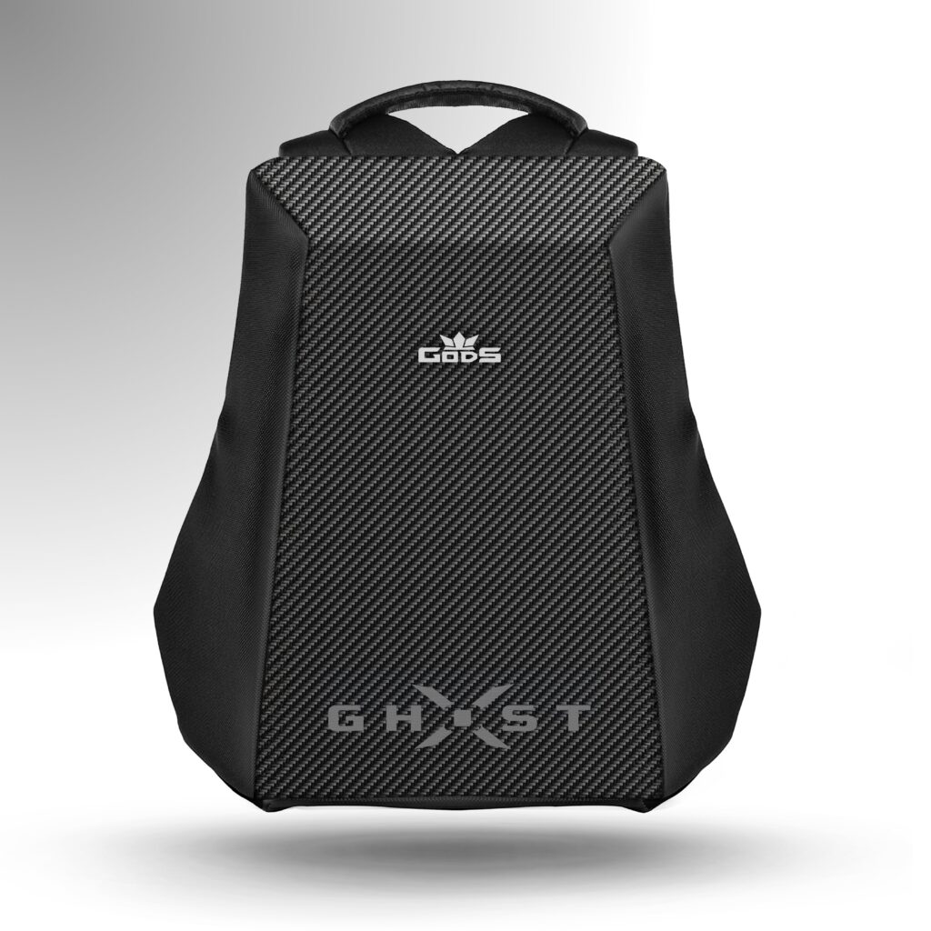 Ghost X Carbon Fiber : Hard Shell Anti-Theft 25 Liters laptop Backpack with Water-Resistant Fabric