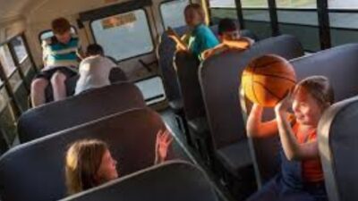 school charter bus image