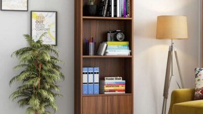 buy bookshelf design from wooden street