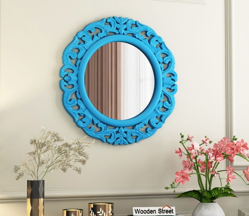 buy wall mirror design from wooden street