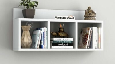wall shelf design from wooden street