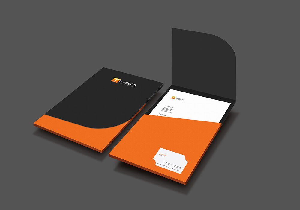 Custom Die-Cut Folders