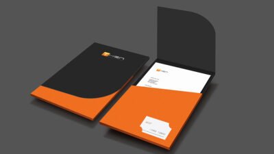 Custom Die-Cut Folders
