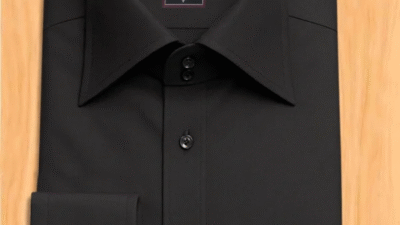 Mens Black Business Shirt