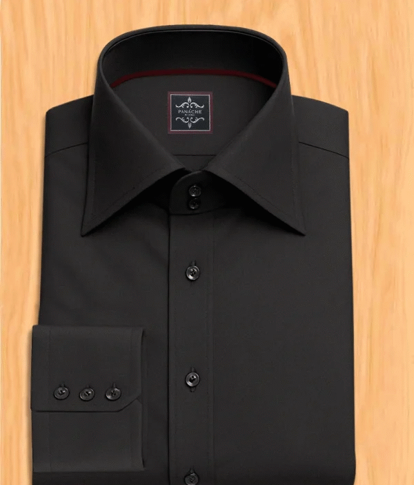 Mens Black Business Shirt