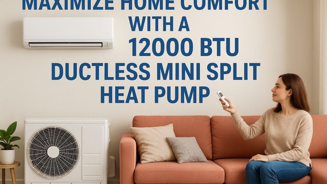 12000 BTU Ductless Mini Split Heat Pump