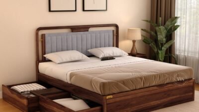 bed design from wooden street