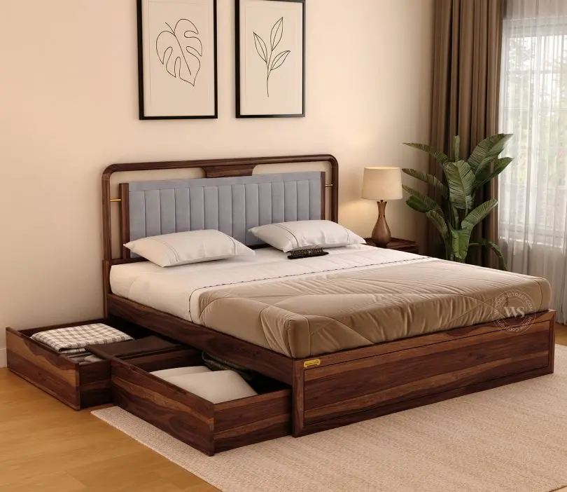 bed design from wooden street