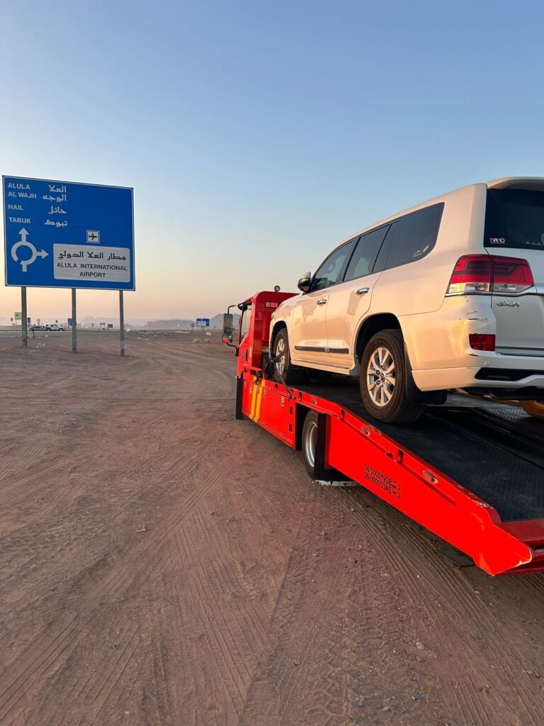 خدمات سحب السيارات من جدة إلى المدينة المنورة