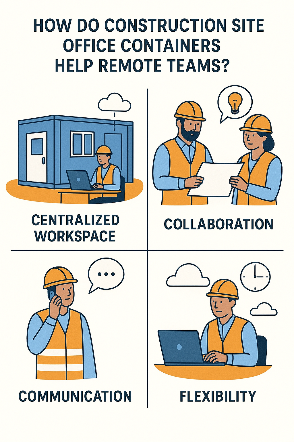 How Do Construction Site Office Containers Help Remote Teams