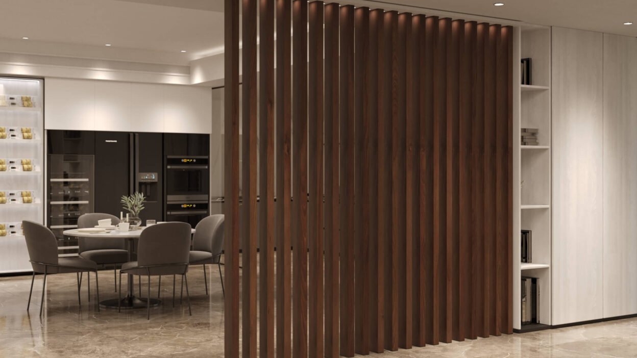 room wooden divider