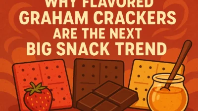 Flavored graham crackers