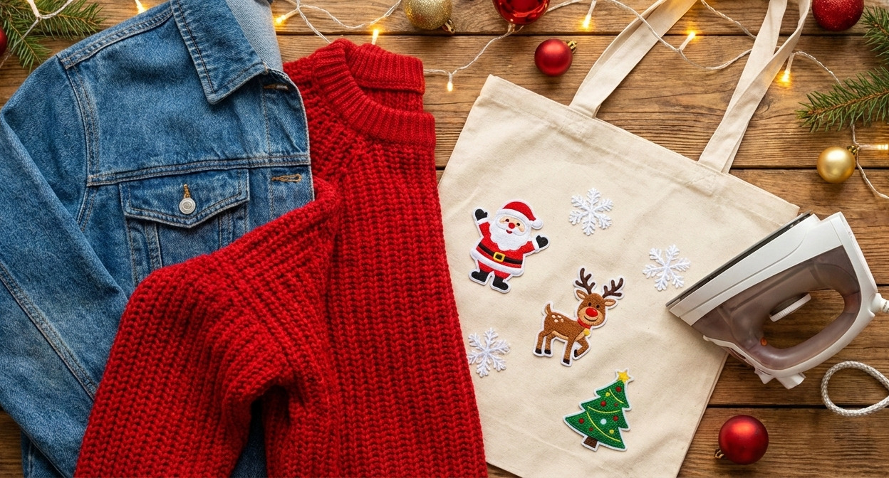 Top Christmas Iron On Patches to Style Your Holiday Outfits